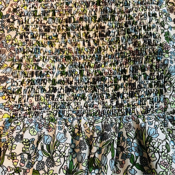 HYACINTH HOUSE Floral Square Neck Women's Cotton Top Size Large - Picture 13 of 13